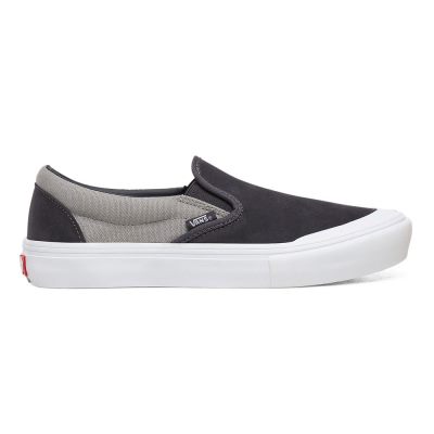Vans Slip-On Pro - Kadın Slip-On Ayakkabı (Gri)